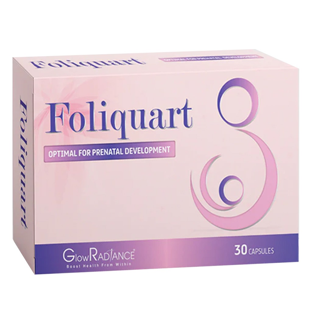 GlowRadiance Foliquart Capsules For Prenatal Development, Pack of 30's