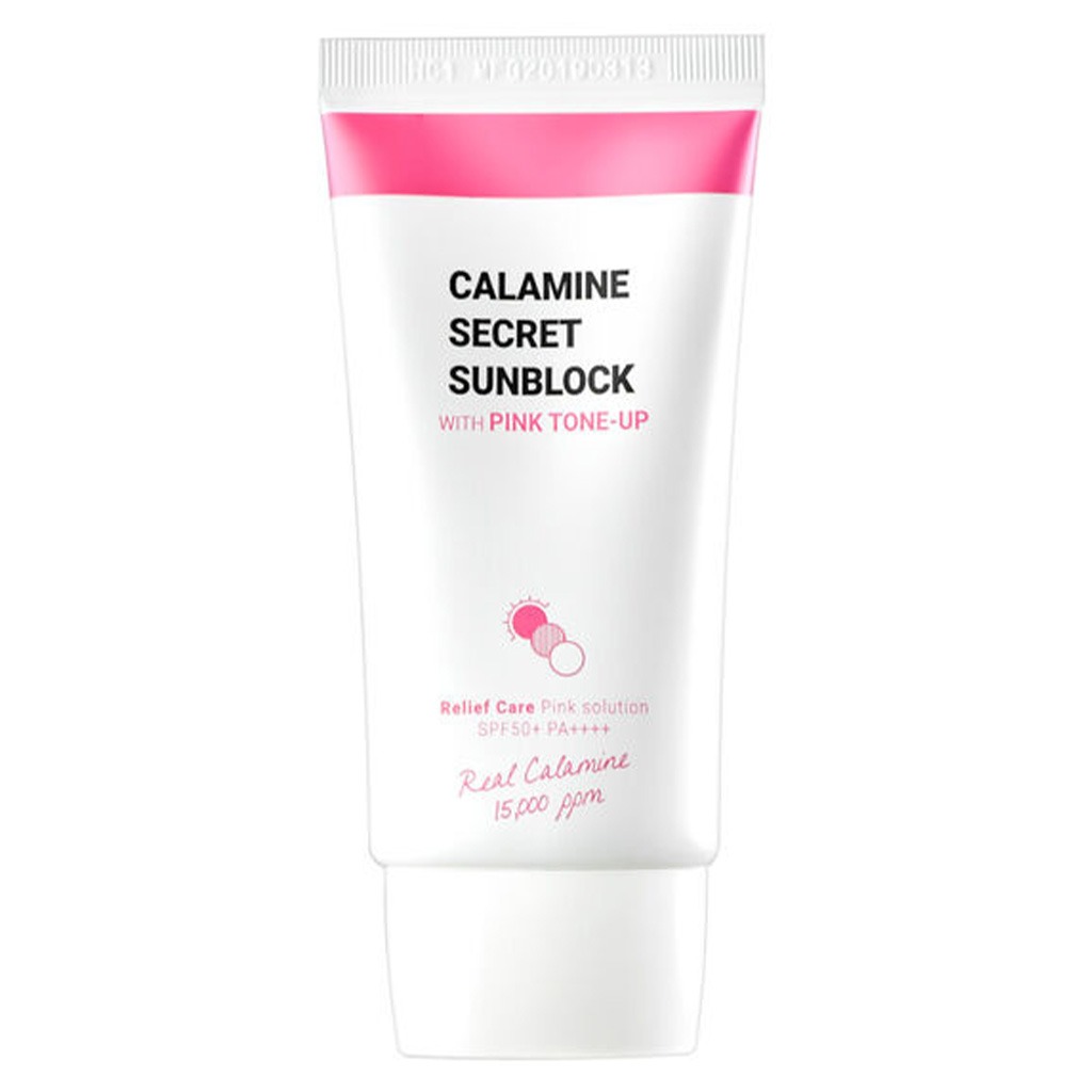 K-Secret Calamine Secret Sunblock With Pink Tone-Up SPF 50+ & PA++++ 50ml