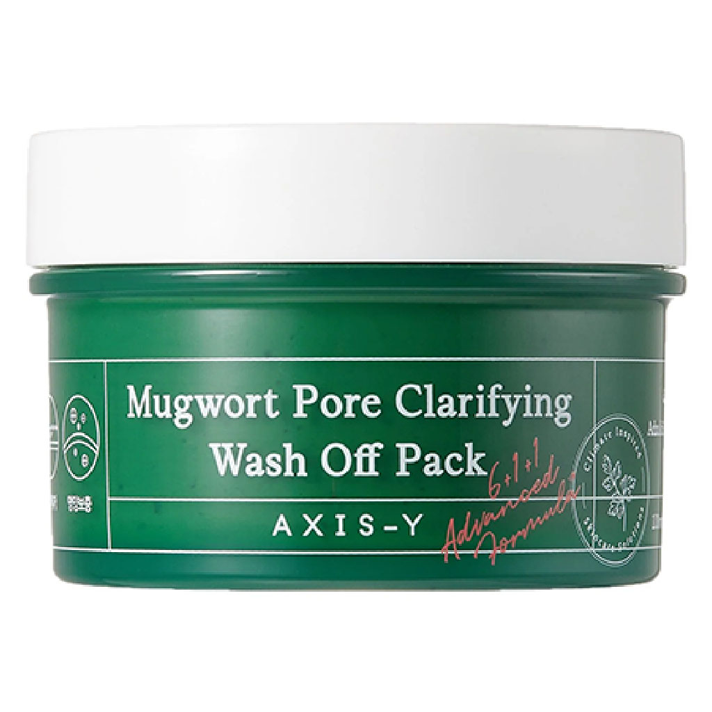 Axis-Y Mugwort Pore Clarifying Relax & Care Wash Off Face Pack 100ml