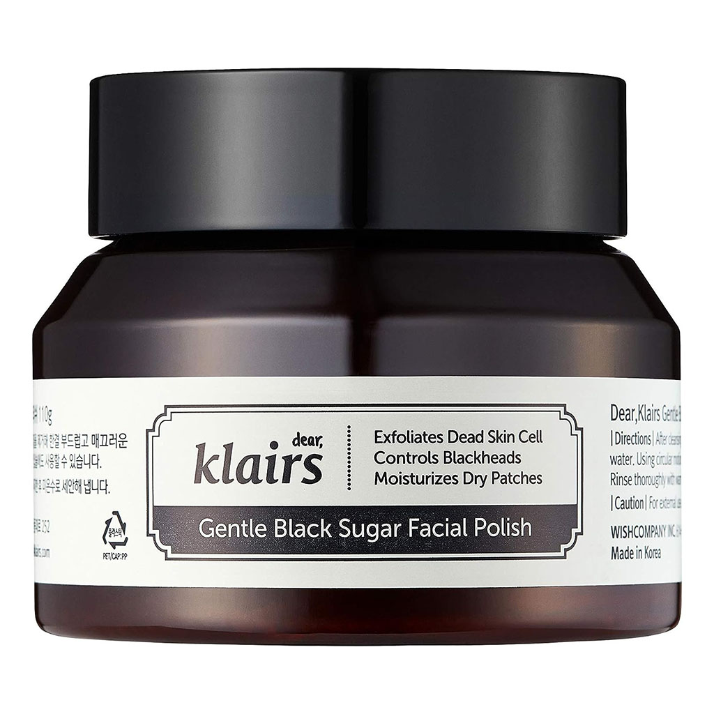 Dear Klairs Gentle Black Sugar Exfoliating Facial Polish Scrub 110g