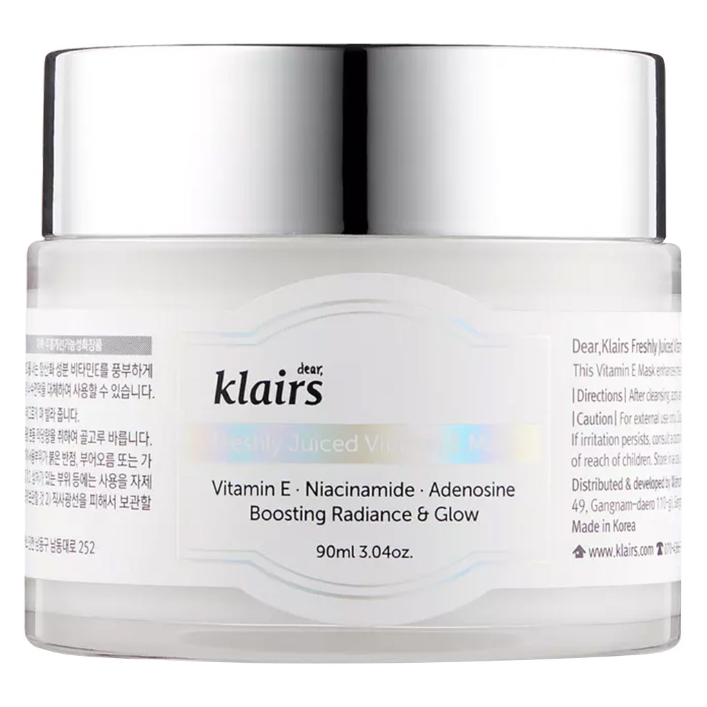 Dear Klairs Freshly Juiced Vitamin E Radiance Booster Face Mask 90ml