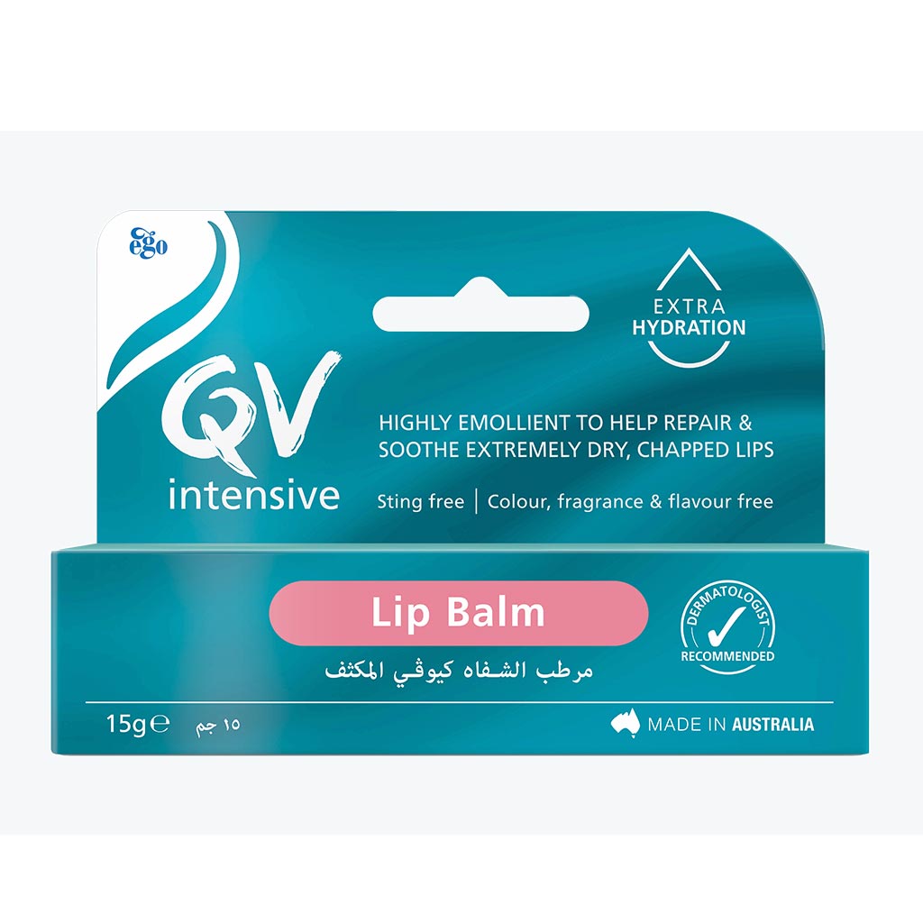 Ego QV Intensive Extra Hydration Lip Balm For Extremely Dry & Chapped Lips 15g