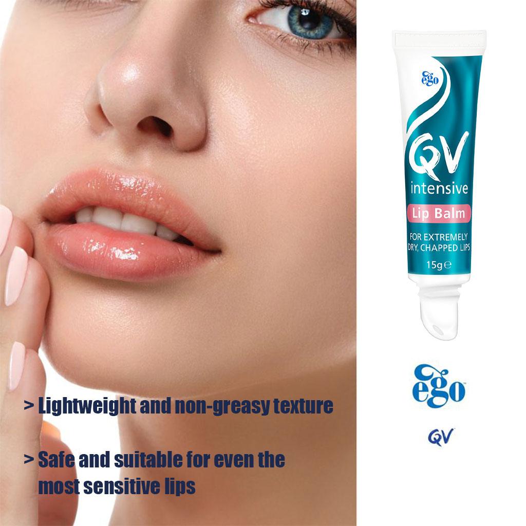 Ego QV Intensive Extra Hydration Lip Balm For Extremely Dry & Chapped Lips 15g