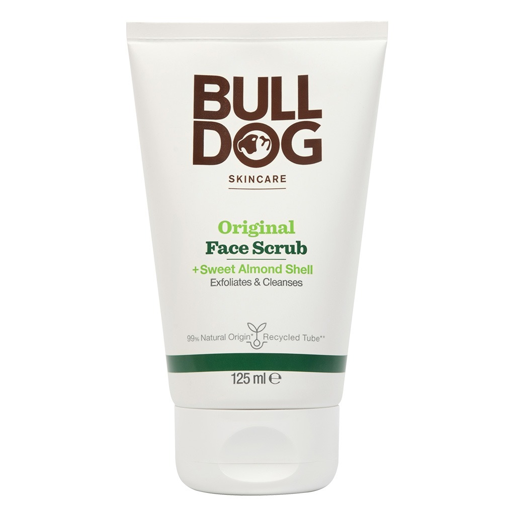 Bulldog Skincare Original Face Scrub For Men With Sweet Almond Shell 125ml