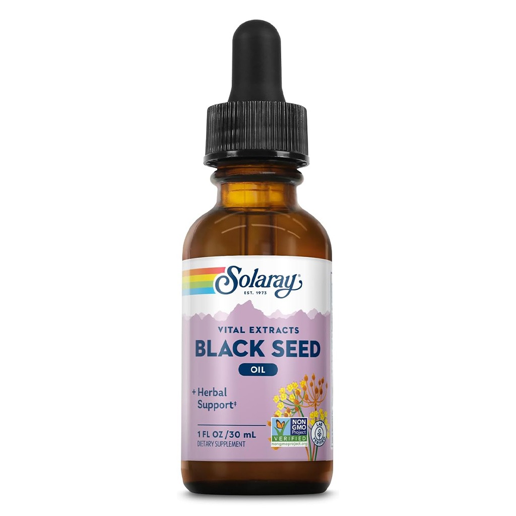 Solaray Cold Pressed Black Seed 7% Thymoquinone Oil 30ml
