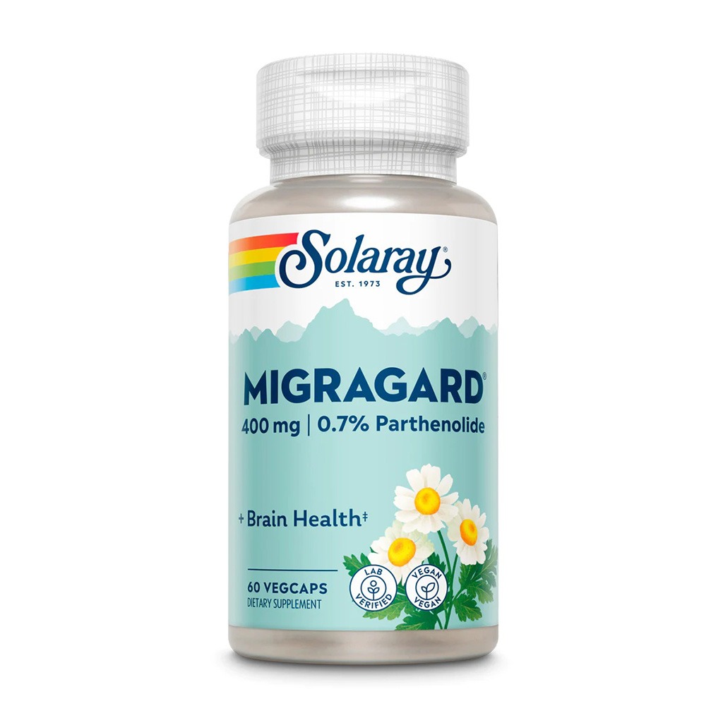 Solaray Migragard 400mg Vegetarian Capsules For Brain Health, Pack of 60's