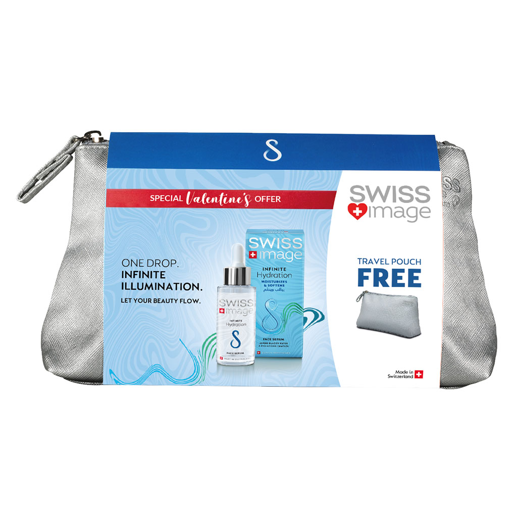 Swiss Image Infinite Hydration Moisturizing & Softening Face Serum 30ml With Free Travel Pouch